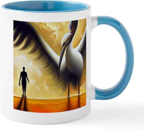 Miniatura 27 de CafePress Mug Stork - Taza de café de cerámica (11.0 fl oz)