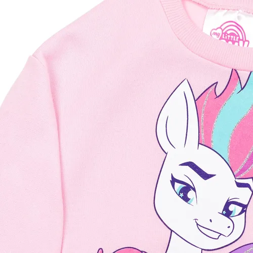 Miniatura 4 de My Little Pony Sunny Pipp Zipp - Conjunto de leggings de forro polar para niñas