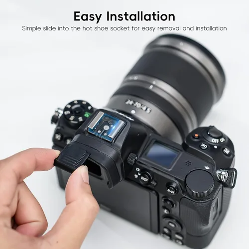 Miniatura 3 de JJC 2 piezas de cubierta protectora para zapata de cámara para Nikon Z f Zf Zfc Z30 Z50 Z9 Z8 Z7 Z6 II Z5 D850 D810 D780 D750 D7500 D7200 D5600