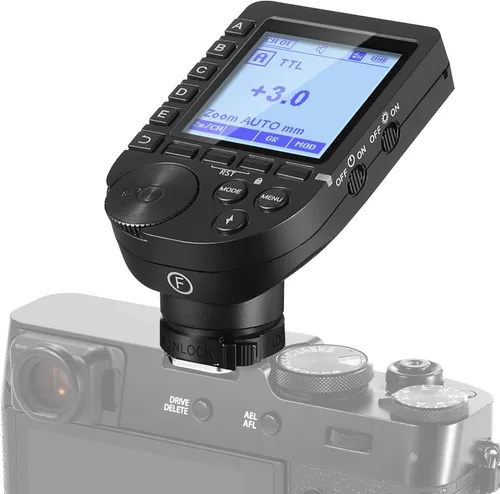 Miniatura 10 de NEEWER QPRO-S TTL Disparador de flash inalámbrico compatible con Sony 1/8000s HSS Pantalla LCD grande Diseño inclinado 5 botones de grupo 9