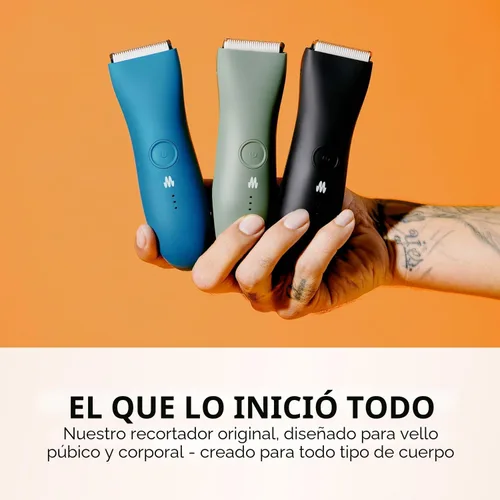 Miniatura 9 de MERIDIAN The Trimmer Original - Recortadora de vello corporal para hombres, afeitadora eléctrica para cabello púbico, pecho, piernas y bikini, 1