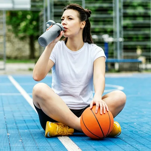 Miniatura 5 de Aoneky Baloncesto de goma para interiores y exteriores