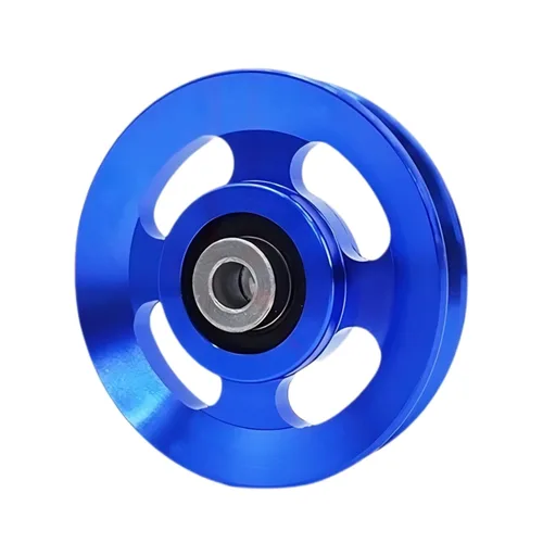 Rueda de polea de aluminio universal para gimnasio, rueda de polea de rodamiento de aleación de aluminio universal para máquina de cable, equipo de