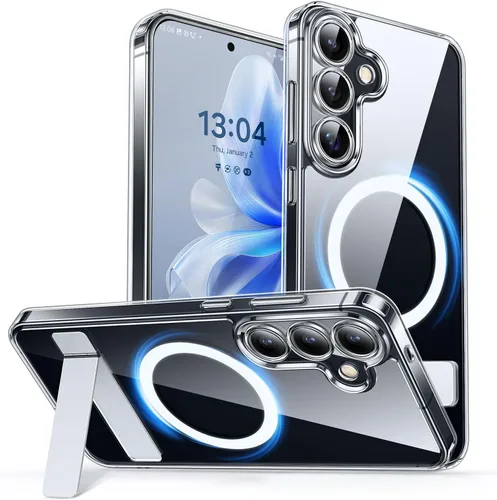 Miniatura 48 de CANSHN Funda diseñada para Samsung Galaxy A16-5G [protección completa de la cámara] [compatible con Magsafe] funda protectora trasera translúcida