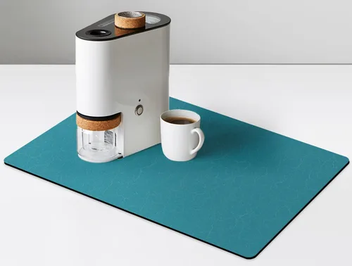 Miniatura 17 de Alfombrilla de bar de Golener, alfombrilla absorbente para derrames de cafetera, tapete protector de mostrador debajo de la máquina de espresso