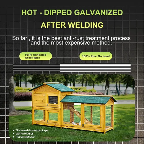Miniatura 3 de Tela Metálica 4'' x 20' de 1/4 pulgada, Rollo de Malla de Alambre Galvanizado (23 GA), Malla para Pollos para Corrales/Gallineros, Malla