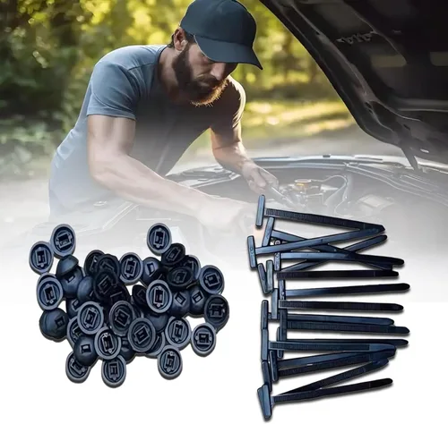 Miniatura 4 de Bridas de nailon autoblocantes de alta resistencia mejoradas 2026 con protección UV para reparación de automóviles, hogar y gestión de cables (100)