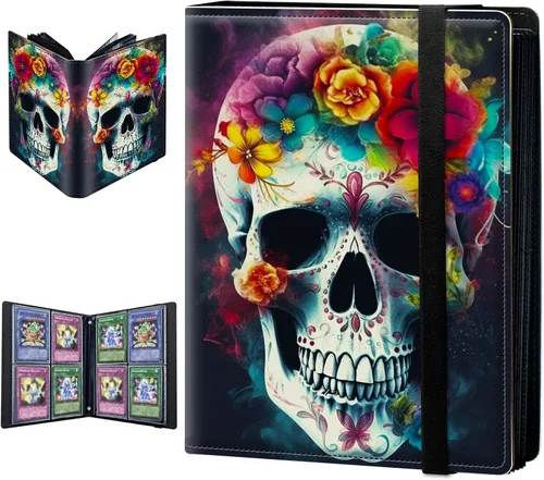 Miniatura 15 de Carpeta para tarjetas intercambiables, 4 bolsillos para tarjetas intercambiables, 160 bolsillos de doble cara, funda para tarjetas