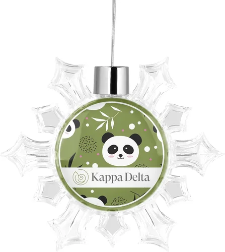 Kappa Delta Sorority - Adorno para árbol de Navidad, diseño de copo de nieve, decoración para fiesta de árbol, hogar, vacaciones (Kappa Delta #10)
