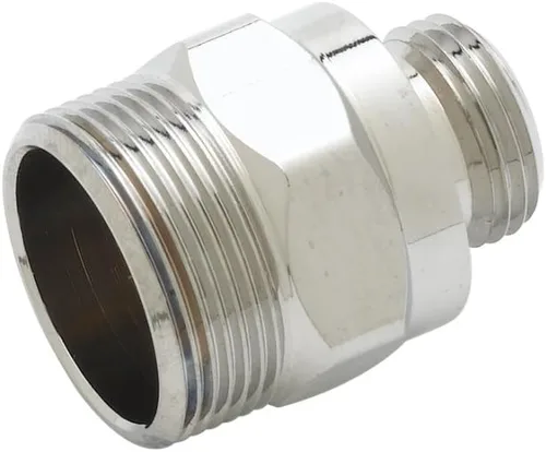 T&S Brass Adaptador B-0412, adaptador rígido a giratorio