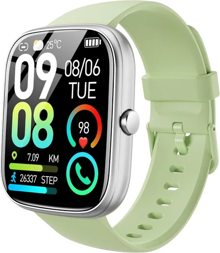 Miniatura 11 de Reloj inteligente para hombres y mujeres (respuesta/hacer llamadas), reloj inteligente con pantalla HD de 1.91 pulgadas, monitor de ritmo