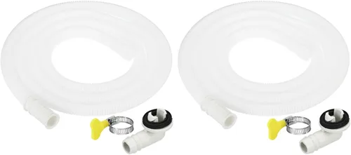 Miniatura 14 de PATIKIL Kit de drenaje de aire acondicionado de 3.3 pies, conector de drenaje universal, manguera de drenaje de CA con abrazadera para grifo