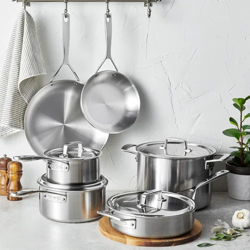 Miniatura 2 de Demeyere Essential juego completo de utensilios de cocina de acero inoxidable, 5 capas, 10