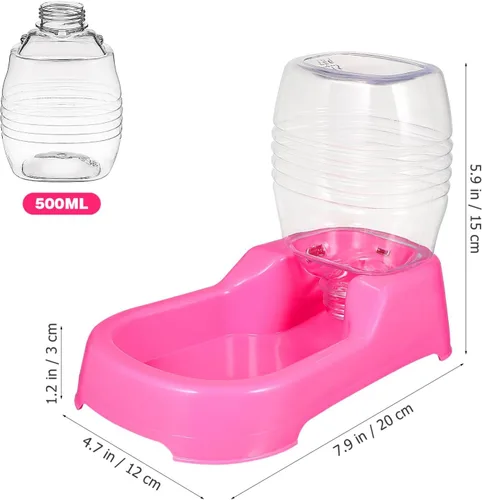 Miniatura 2 de Mipcase Puppy Supplies - Comedero de agua para perros, dispensador de agua para perros, grande, dispensador automático de agua para alimentos
