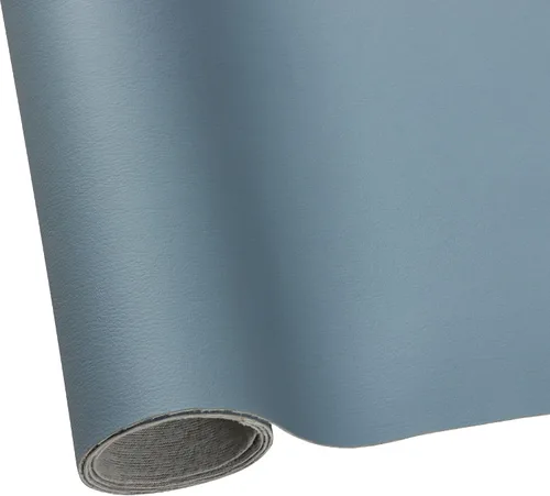 Miniatura 9 de Hojas de cuero sintético para manualidades, un rollo de superficie lisa mate, hojas de tela de cuero sólido, 12 x 53 pulgadas (11.8 in x 53.1 in)