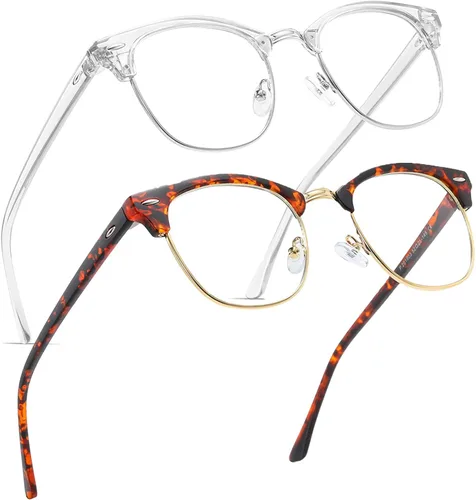 Miniatura 19 de Perfectmiaoxuan - Gafas con bloqueo de luz azul, para computadora/juegos/pantalla para mujeres u hombres, anti luz azul y UV, Estándar