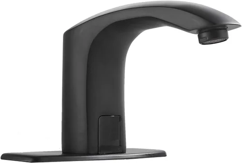 Miniatura 9 de Grifo automático para lavabo de baño con tapa de orificio, sensor de placa, sin contacto, grifo de tocador cromado de doble alimentación, grifo