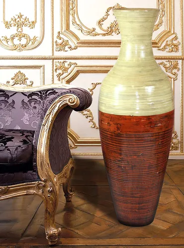 Miniatura 3 de Uniquewise Jarrón de 43 pulgadas de alto, majestuoso jarrón impresionante, magnífico jarrón grande, soporte alto para flores, para tu sala de estar