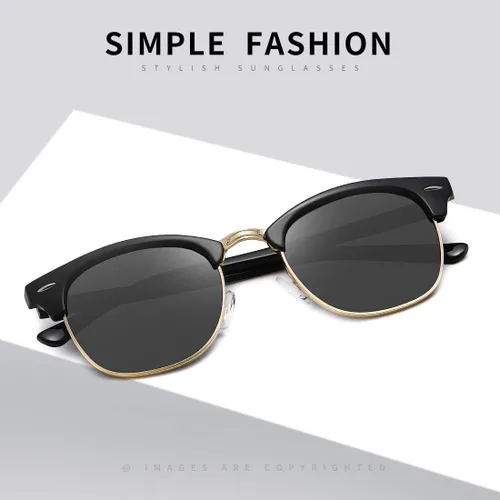 Miniatura 2 de AEVOGUE Polarized Sunglasses For Women And Men Semi Rimless Frame Retro Sun Glasses AE0369