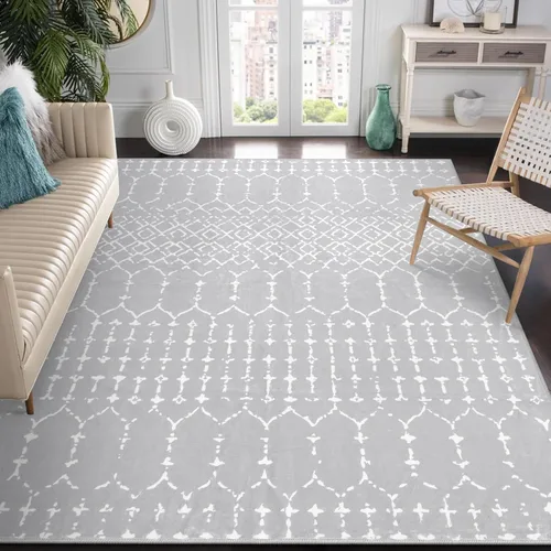 Miniatura 26 de Lahome Alfombras marroquíes para pasillos 2x8 Beige Alfombra de pasillo lavable antideslizante resistente a las manchas Alfombra de cocina