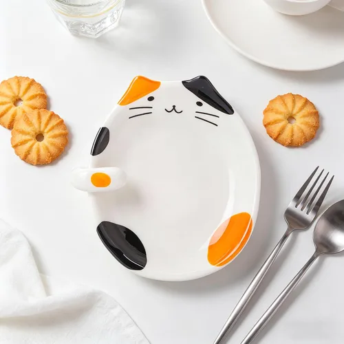 Miniatura 3 de Soporte de cuchara para gatos, soporte de cuchara de cerámica para la parte superior de la estufa, accesorios de cocina para gatos, soporte