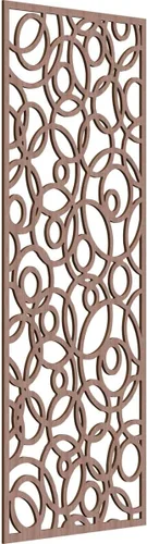 Miniatura 54 de Latrobe Paneles de pared decorativos de madera con calado, 9 3/8 pulgadas de ancho x 24 3/8 pulgadas de alto x 3/8 de alto, roble rojo rojo (Red Oak)