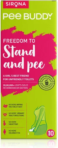 Miniatura 7 de PeeBuddy 10 Embudos Dispositivo para Orinar Femenino Embudo de Orina Desechable Sin Desorden Viajes, Camping, Senderismo, Festivales