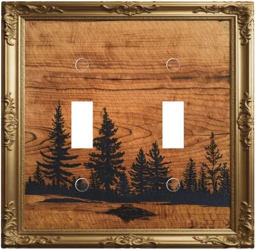 Miniatura 23 de Decorativo Arte Interruptor de Luz Cubiertas de Pintura al óleo Estilo Flores Placa de Pared de Interruptor de Interruptor Decorativo Placa