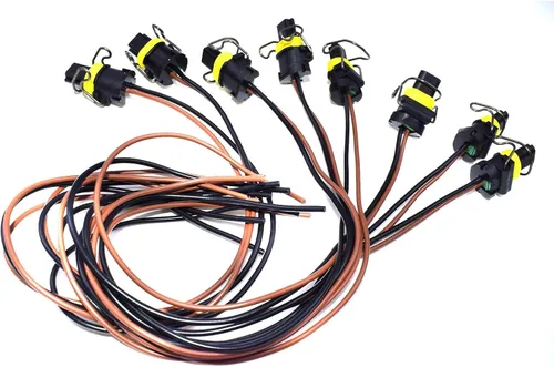 Miniatura 4 de Coleta de la válvula del conector IPR del inyector 8PCS para el diesel de 6,0 7,3 Ford PowerStroke