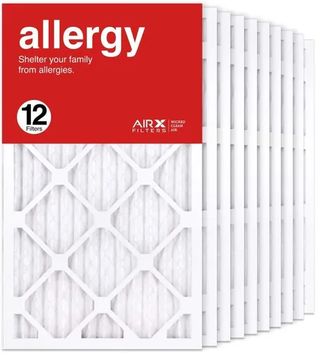 Miniatura 12 de AIRx Filters Filtro de aire MERV 11 plisado HVAC de 10 x 10 x 1 para caldera, paquete de 12 unidades, fabricado en los Estados Unidos