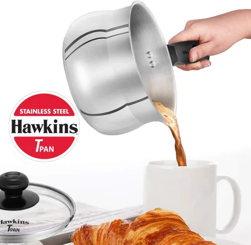Miniatura 4 de Hawkins Tpan de acero inoxidable de 1.5L con tapa de cristal