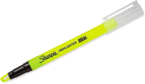 Miniatura 3 de Sharpie Clear View 1950746 - Resaltador en barra, amarillo, paquete de 12