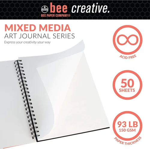 Miniatura 7 de Bee Paper - Diario Bee Creative de medios mixtos de 8.5" x 11