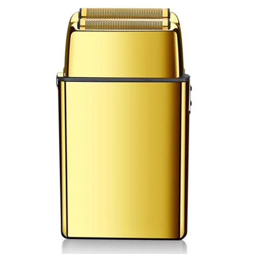 Afeitadora para hombre, carcasa de metal inalámbrica, lavable, máquina de afeitar eléctrica para el cabello, máquina de afeitar eléctrica recargable