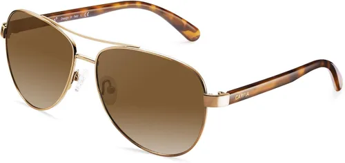 Miniatura 13 de CARFIA Gafas de sol polarizadas para mujer, protección UV, brazos de acetato, marco de metal, sombras para mujer, CA3216