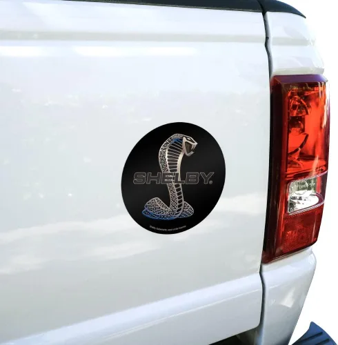 Miniatura 4 de Shelby Cobra Logo Automotive Car Window Locker Circle Bumper Sticker