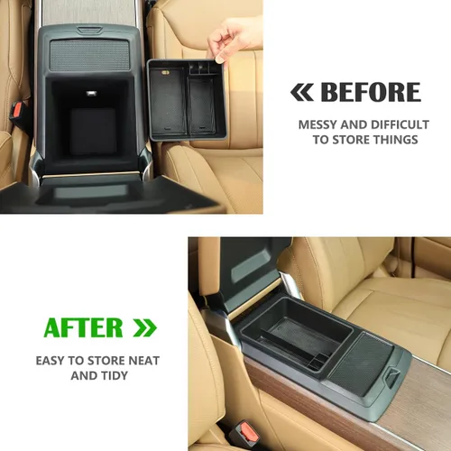Miniatura 2 de Para Land Rover Range Rover Vogue L460 2023-2024 - Consola central de coche, caja de almacenamiento, bandeja organizadora para Range Rover