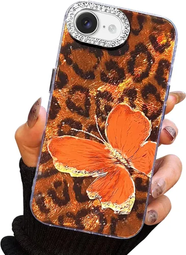Miniatura 85 de I-MGAE-IN-AR Funda compacta para iPhone 11, diseño de mariposa, marco de protección de lente de cámara con diamante 3D, bonitas fundas protectoras
