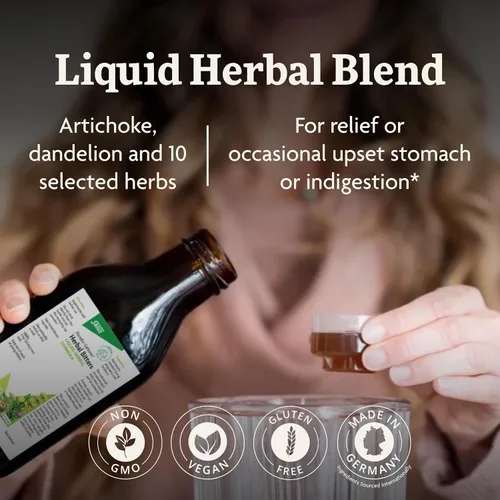 Miniatura 3 de Floradix Gallexier Herbal Bitters - Suplemento de apoyo digestivo con alcachofa, diente de león, cúrcuma, jengibre y más - Fórmula líquida - Fácil