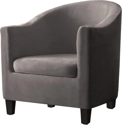 Miniatura 27 de Fundas de terciopelo para sillones, fundas de elastano para sillones, fundas elásticas para sillas de bañera, fundas protectoras para muebles, funda