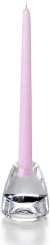 Miniatura 118 de yummi Velas cónicas color rosa claro de 12 pulgadas, 12 por paquete