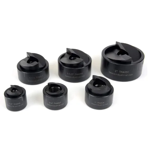 Miniatura 22 de TEMCo TH0407-3/4 - Unidad de perforación de tamaño real con perno de extracción manual (0.75 pulgadas, tamaño real del agujero)