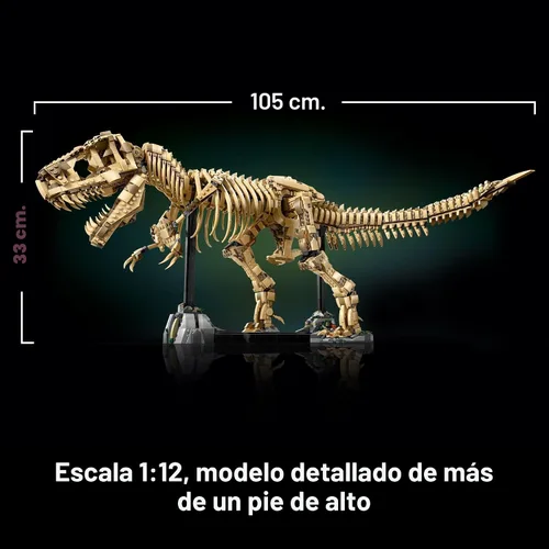Miniatura 6 de LEGO Jurassic World Dinosaur Fossils: Tyrannosaurus Rex - Juego de construcción para adultos, mayores de 18 años, regalo de dinosaurio para amantes