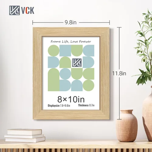 Miniatura 287 de VCK Marcos para póster de madera maciza de 22.375 x 34 pulgadas, marco de fotos A1 negro con montaje en pared, paquete de 3