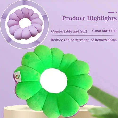 Miniatura 6 de Cojín Antiescaras, Almohada de Elevación para Codo Roto, Almohada Donut para Alivio de Presión en Manos y Pies, Almohadón de Soporte para Codo, Verde