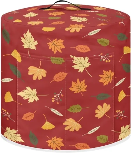 Miniatura 26 de Cubierta antipolvo para olla a presión con estampado floral de pájaros, compatible con 3 cuartos de galón, cubierta antipolvo instantánea duradera