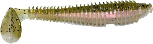 Miniatura 25 de Phat Pak Baits - Phat Swimmer Keitech Style Paddletail Swimbait 3.8" 20ct acanalado perfumado suave plástico Bass pesca señuelo Paquete de variedades