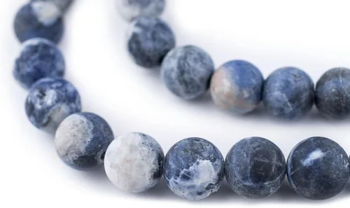 Miniatura 85 de The Bead Chest Cuentas de Jade Blanco Mate Redondas (8mm): Piedra Preciosa Orgánica Redonda Esférica de Energía con Poder de Sanación para Hacer
