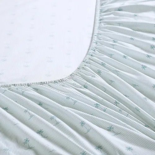 Miniatura 33 de Tommy Bahama - Juego de sábanas tamaño King, ropa de cama de percal 100% algodón con una sensación crujiente y fresca, sábanas con sábana bajera