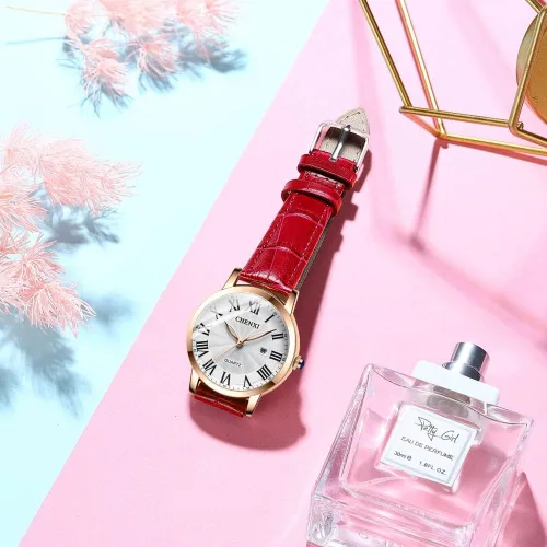 Miniatura 2 de Tiong Reloj casual de las señoras de la moda, reloj impermeable del cuarzo de la correa de cuero